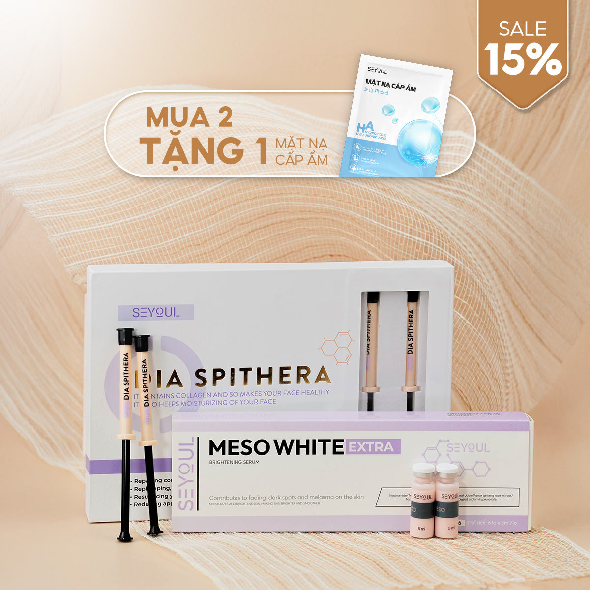 BỘ ĐÔI TRỊ THÂM - TRẺ HÓA DA