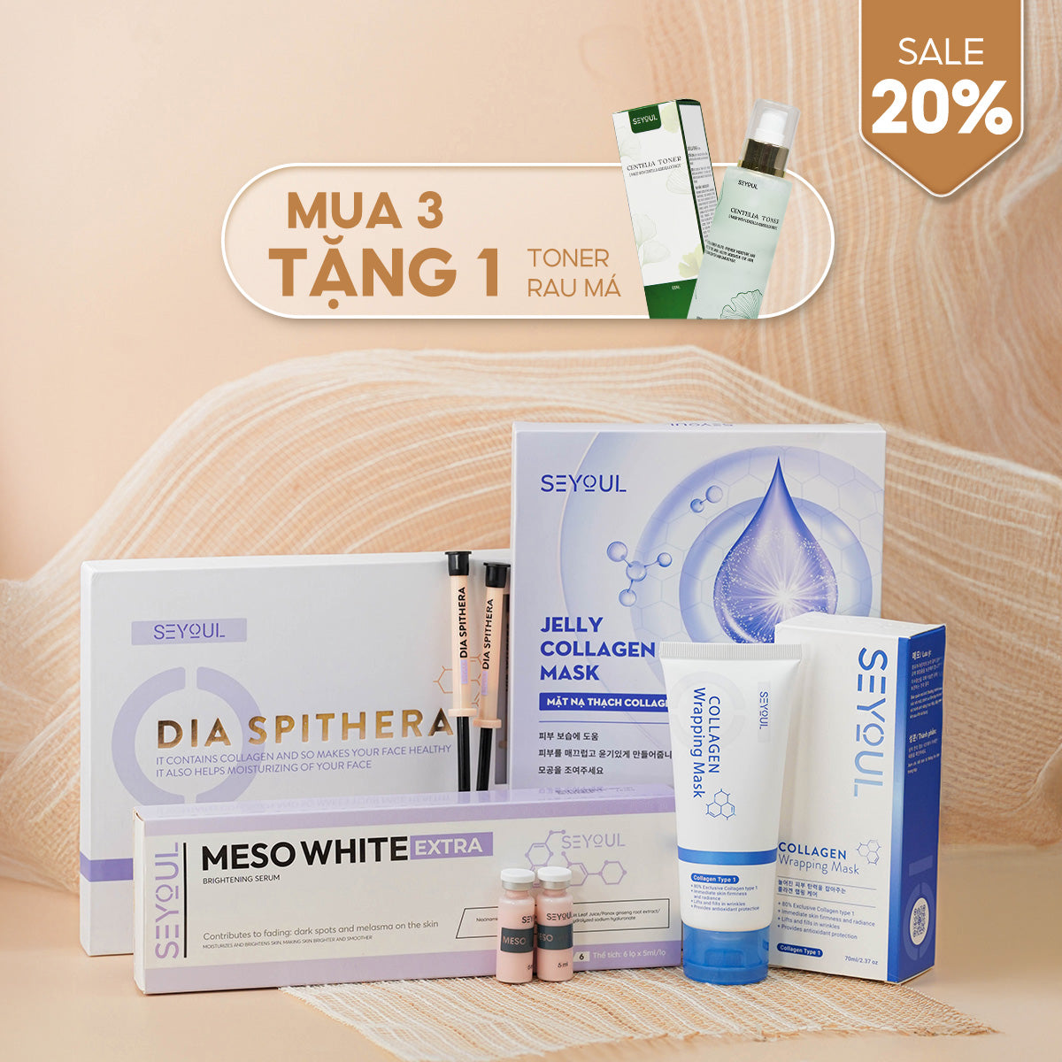 COMBO TÁI TẠO PHỤC HỒI TOÀN DIỆN